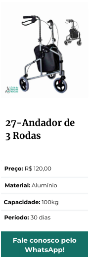 Andador de 3 Rodas