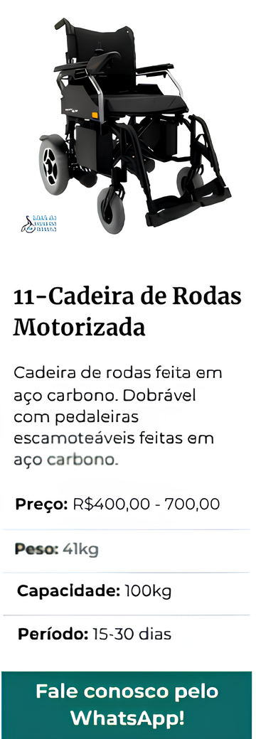 Cadeira de Rodas Motorizada